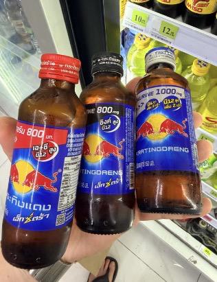 Thai Red Bull — Thai product available in Chiang Mai