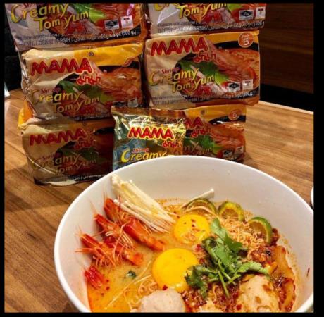 Mama Instant Noodles — Thai product available in Chiang Mai