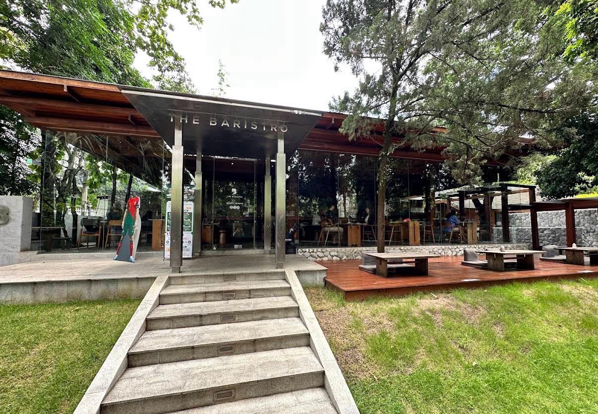 Garden architecture at The Baristro Asian Style