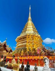 The golden chedi of Wat Phra That Doi Suthep