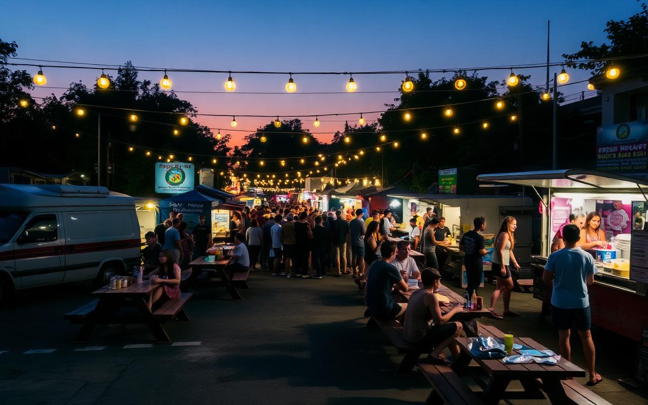Ploen Ruedee Night Market in Chiang Mai