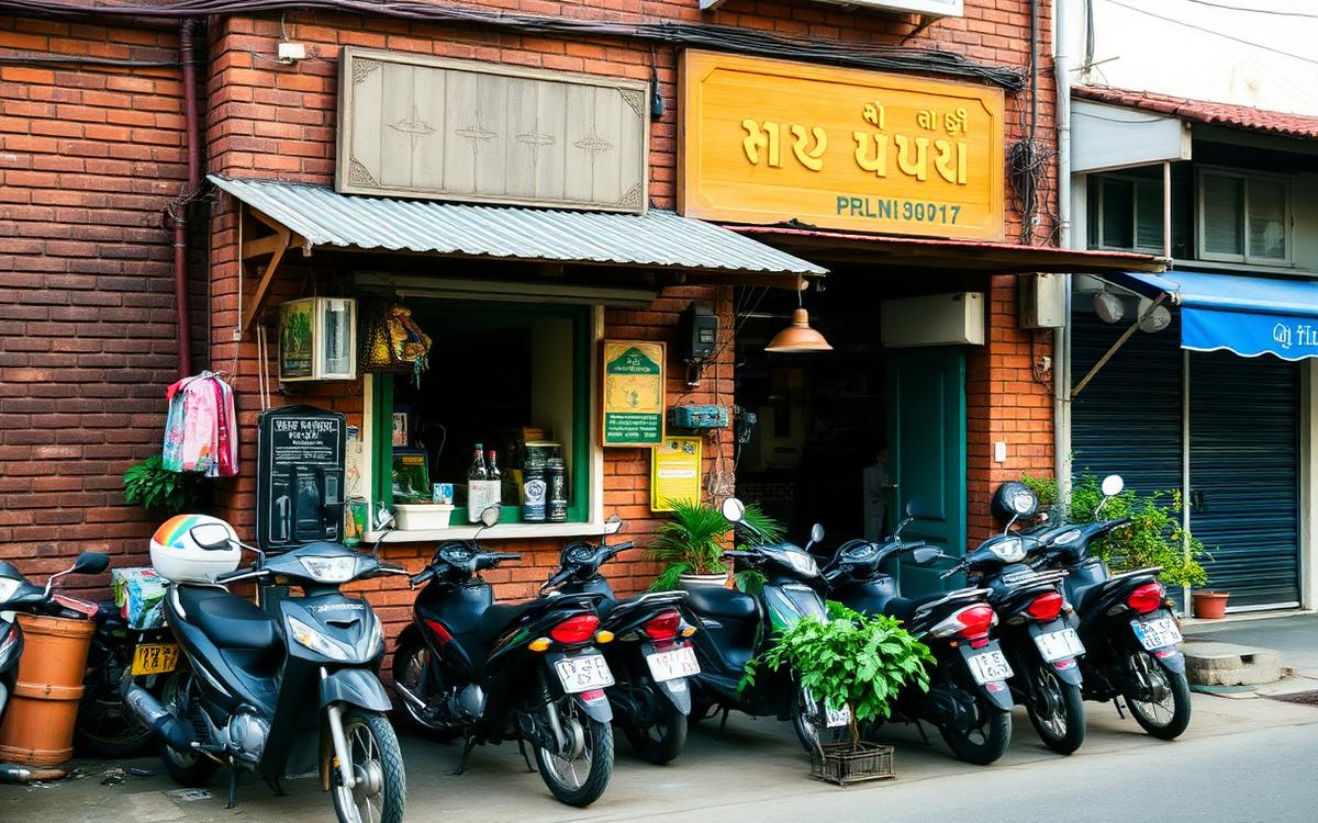 Cat Motors rental shop in Old City, Chiang Mai