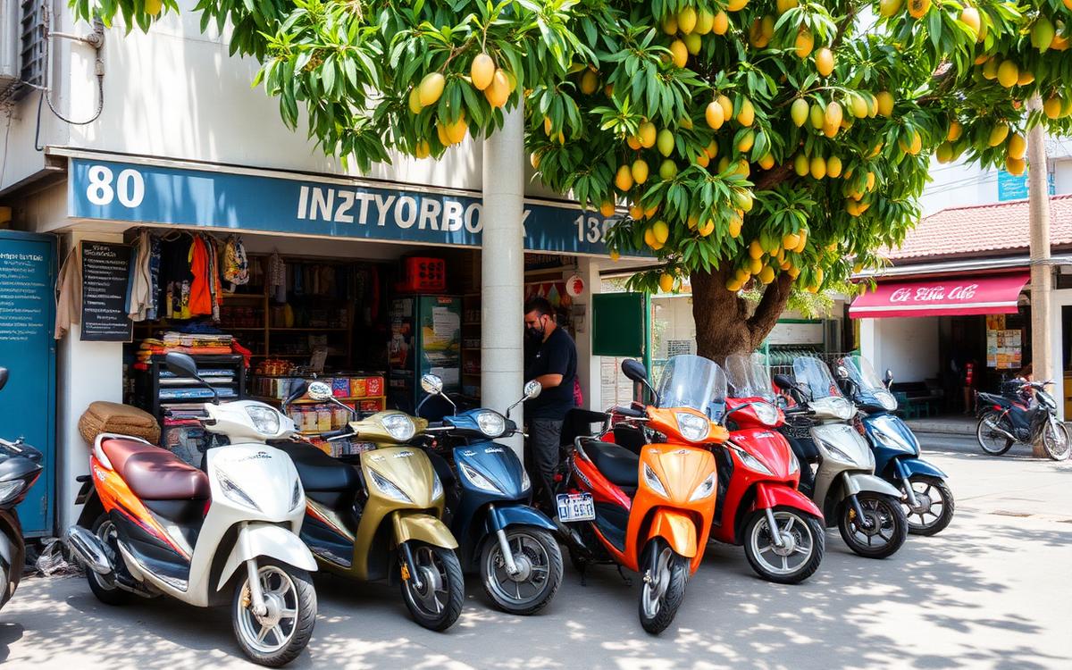 Mango Rental Bikes rental shop in Nimman, Chiang Mai